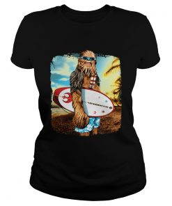 Chewbacca surf Star War beach  Classic Ladies