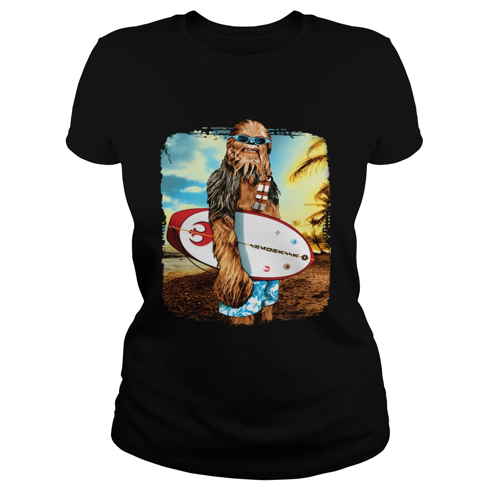 Chewbacca surf Star War beach Classic Ladies