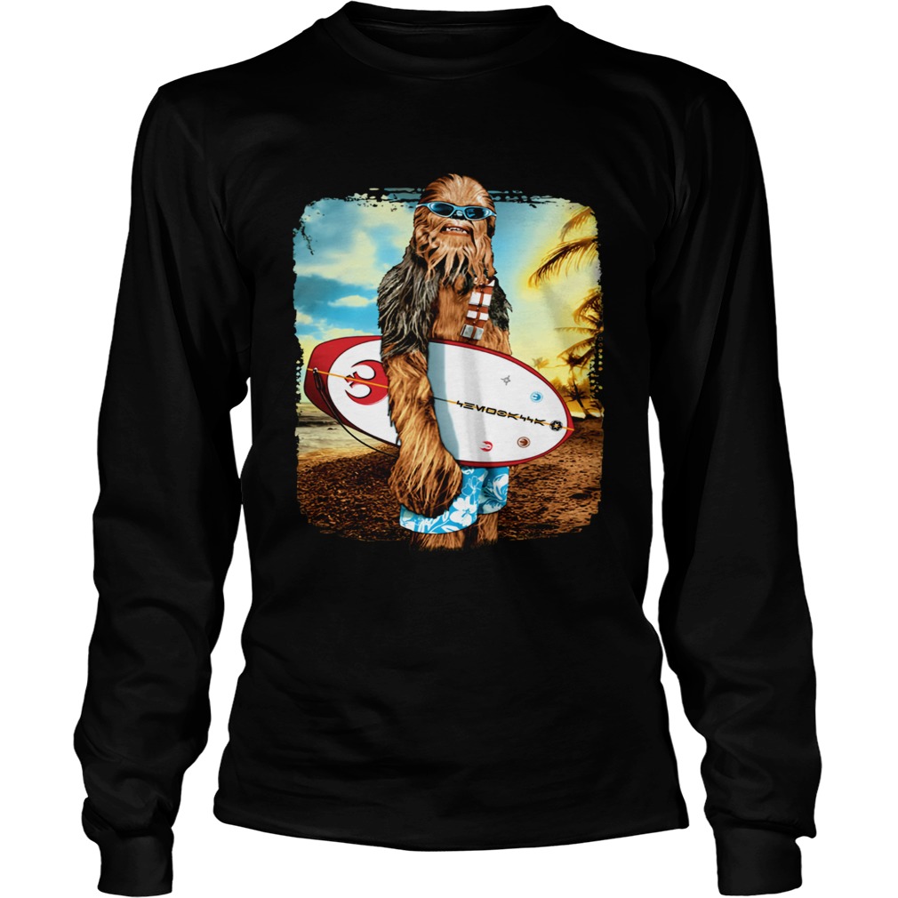 Chewbacca surf Star War beach LongSleeve