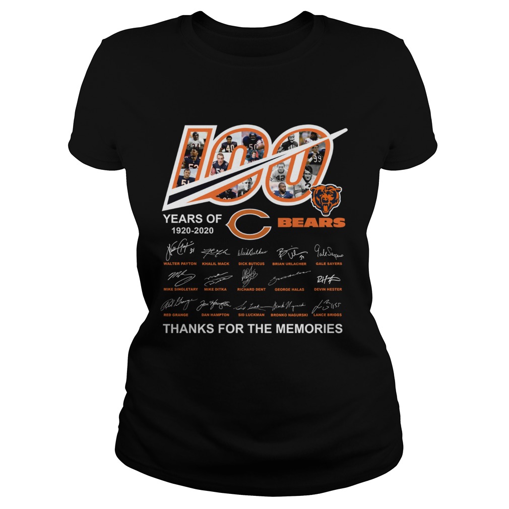 Chicago Bears 100 years anniversary 2020 Classic Ladies