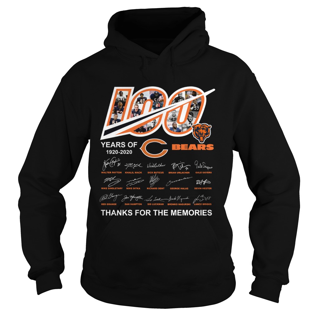 Chicago Bears 100 years anniversary 2020 Hoodie