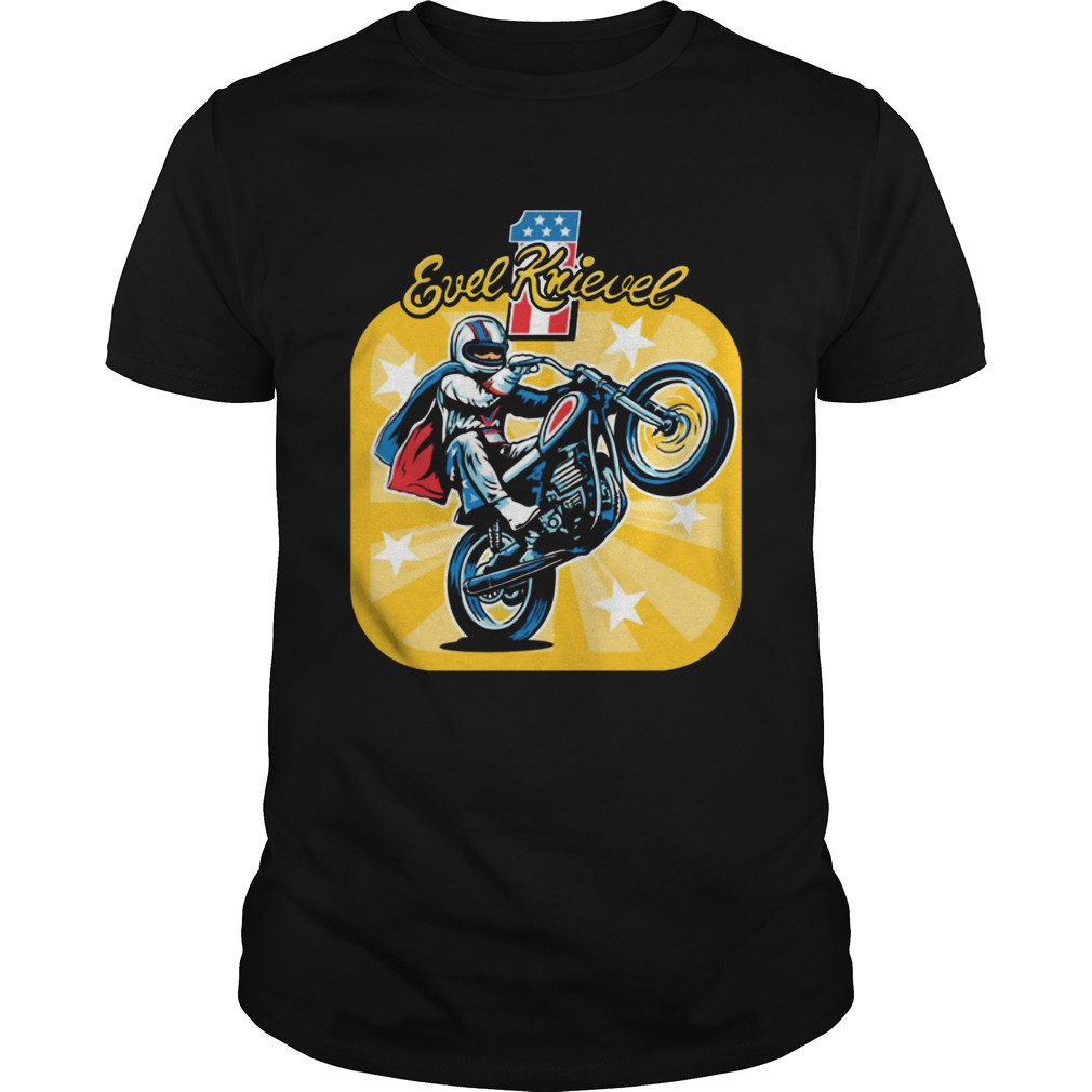 Evel Knievel motorcycles youth kids shirt