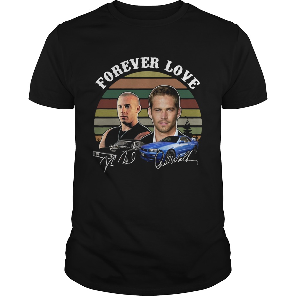 Fast and Furious forever love signature Unisex