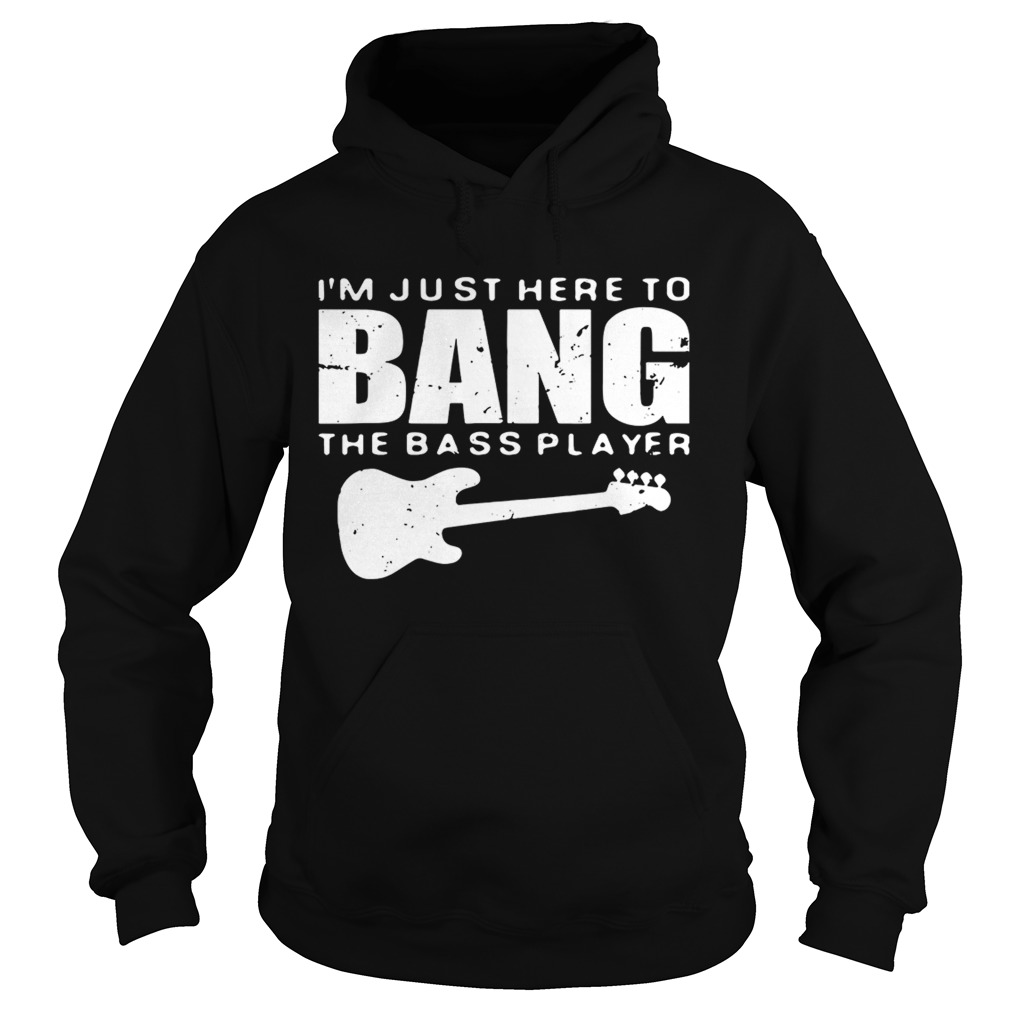Guitar Im just here to bang the bass player Hoodie