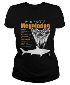 Hot Funy Facts Megalodon Shark Weight Size Teeth Size Swim Speed Diet  Classic Ladies