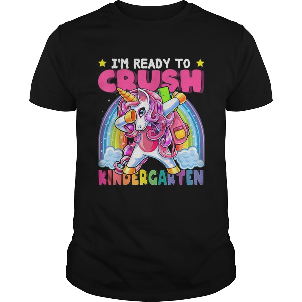 Hot Kindergarten Dabbing Unicorn Crush Ranibow Unisex