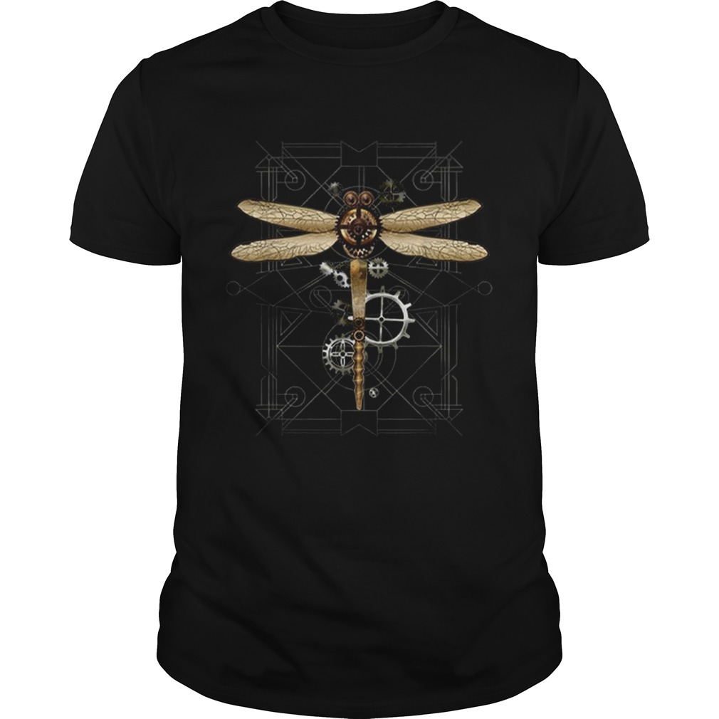 Hot Steampunk Dragonfly Vintage Gears Goth Unisex