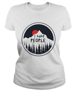 I hate people sunset  Classic Ladies