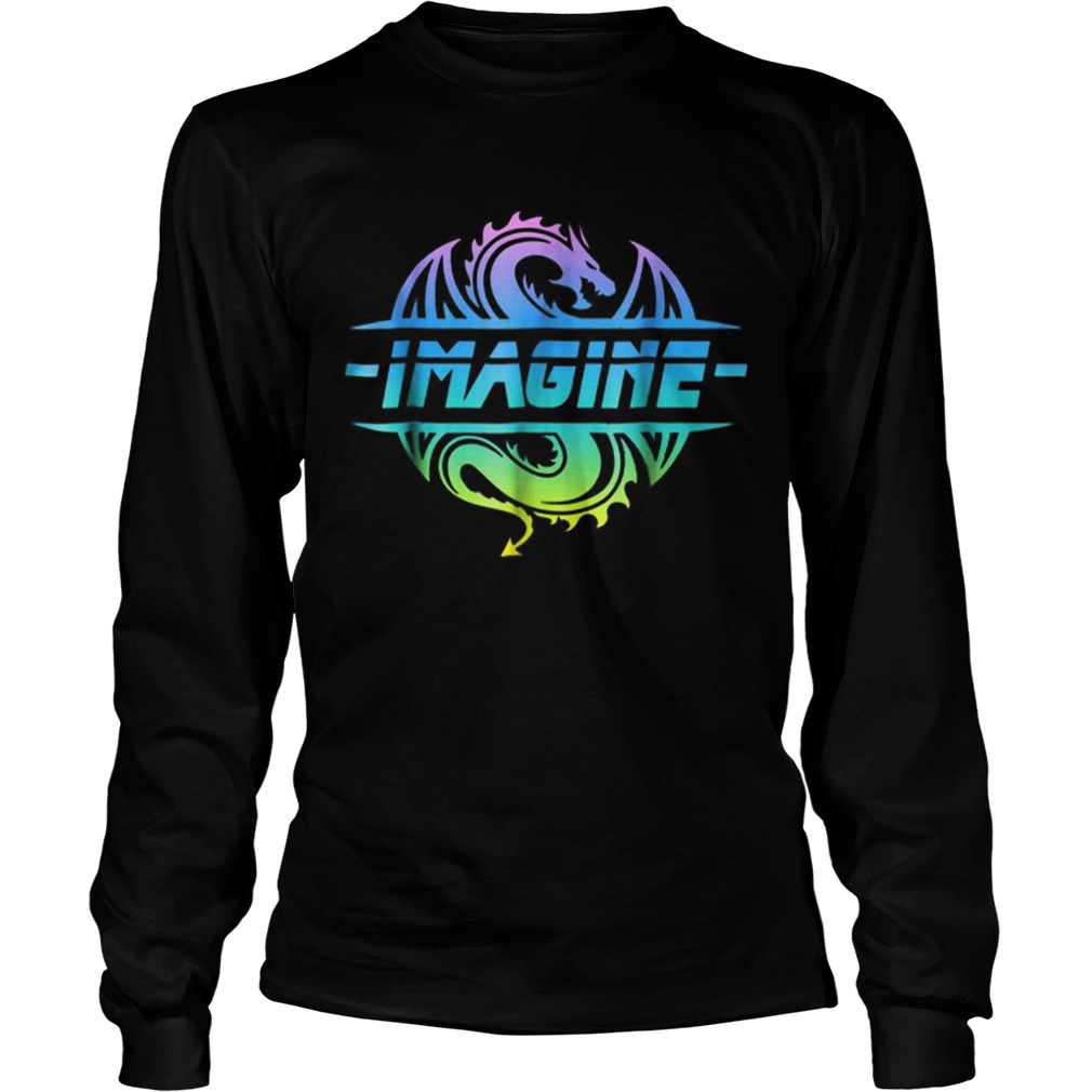 Imagine Fantasy Dragon Tattoo Retro LongSleeve