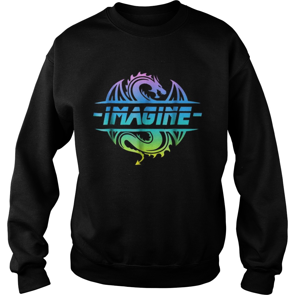 Imagine Fantasy Dragon Tattoo Retro Sweatshirt