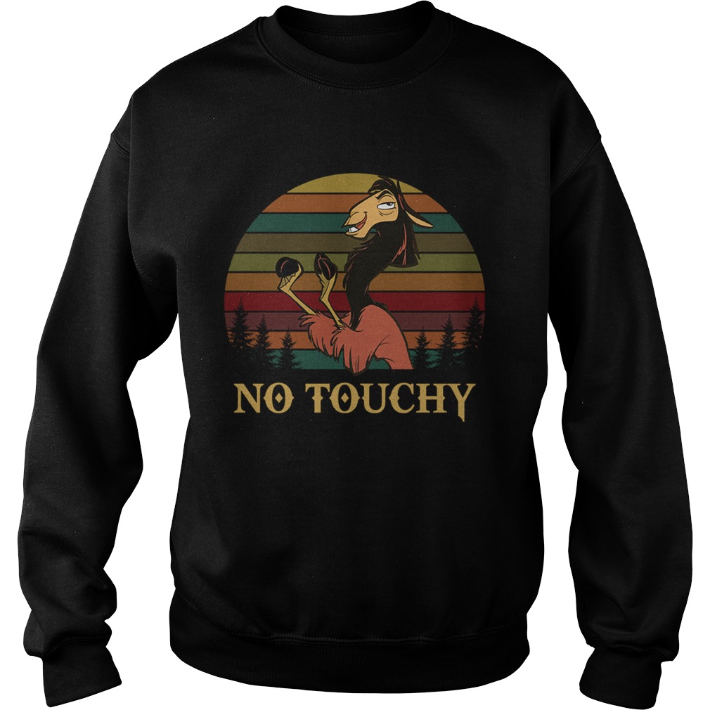Kuzco in llama form no touchy The Emperors New Groove retro Sweatshirt