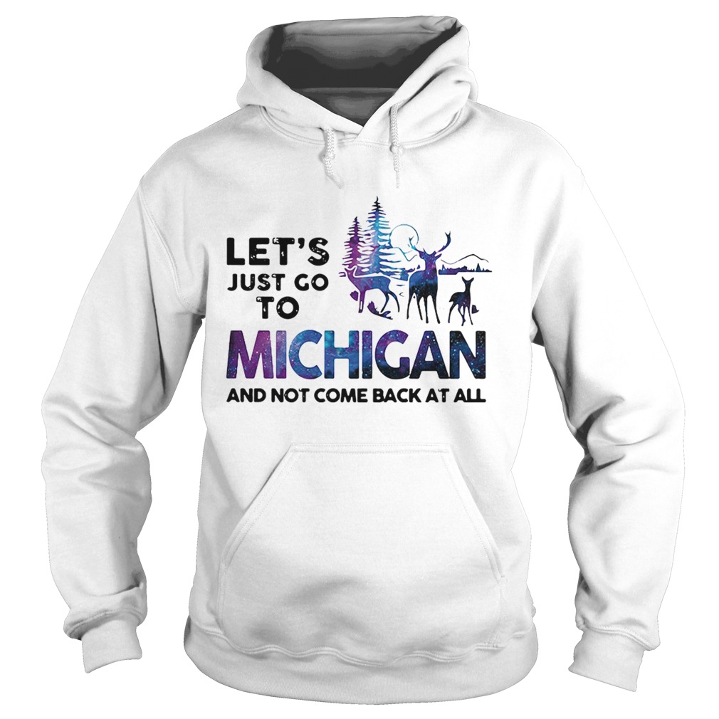 Lets just go to Michigan and not come back at all Hoodie