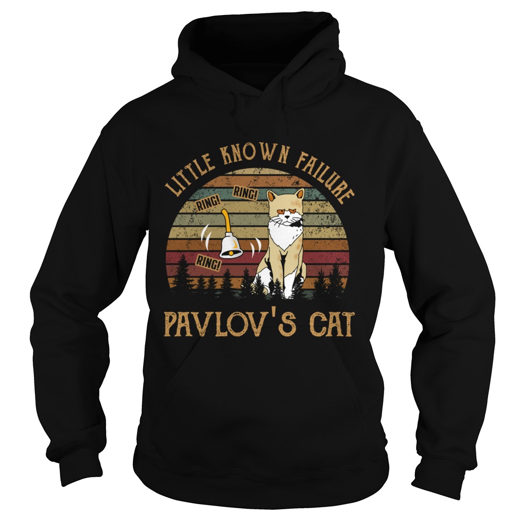 Little known failure pavlovs cat ring ring ring vintage sunset Hoodie