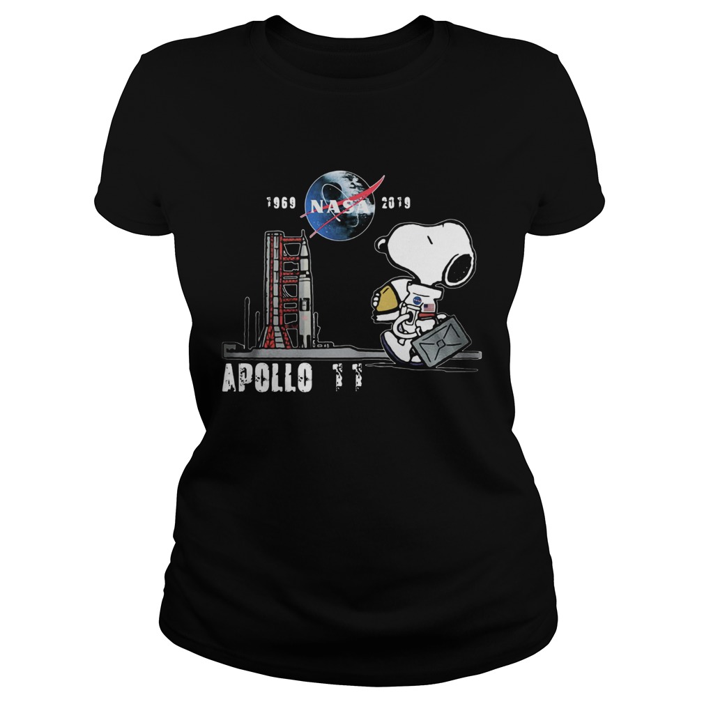 Nasa 1969 2019 Apollo 11 astronaut Snoopy Classic Ladies