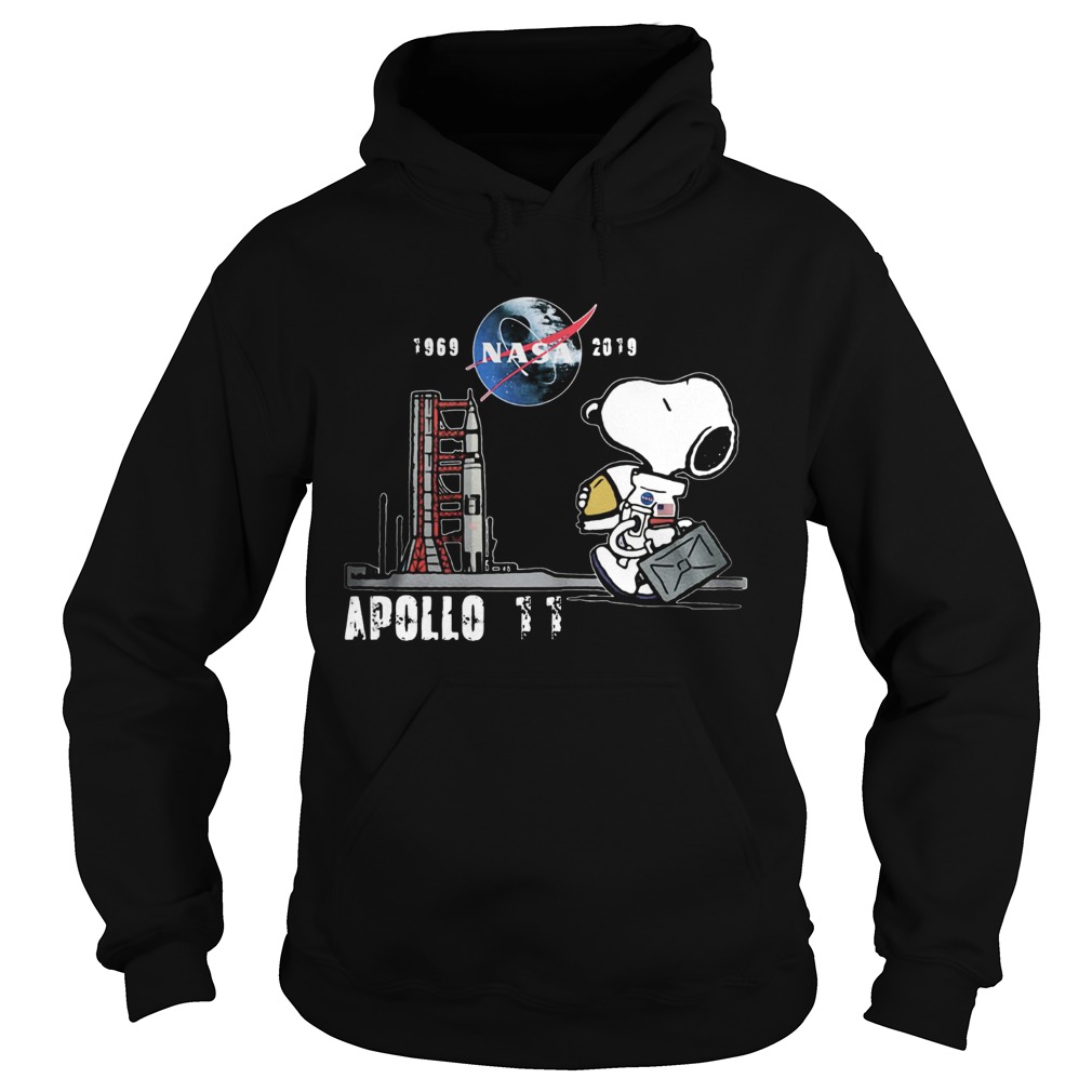 Nasa 1969 2019 Apollo 11 astronaut Snoopy Hoodie