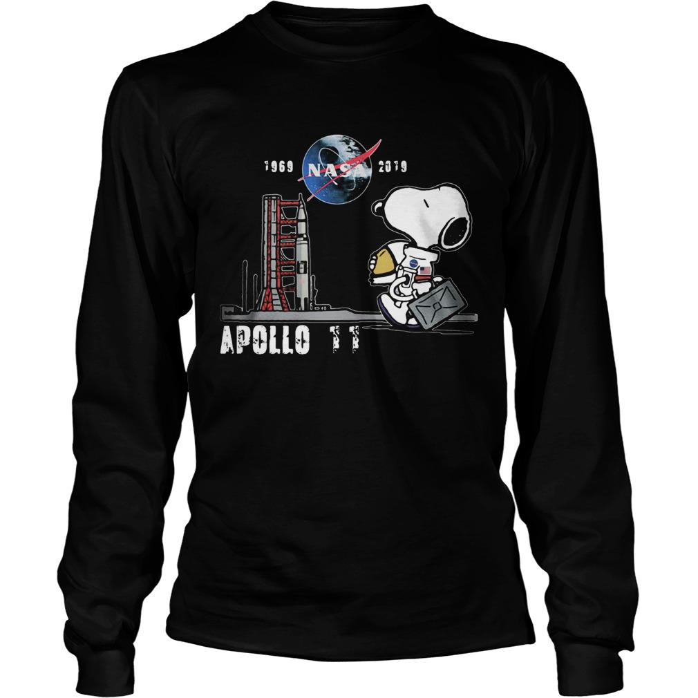 Nasa 1969 2019 Apollo 11 astronaut Snoopy LongSleeve