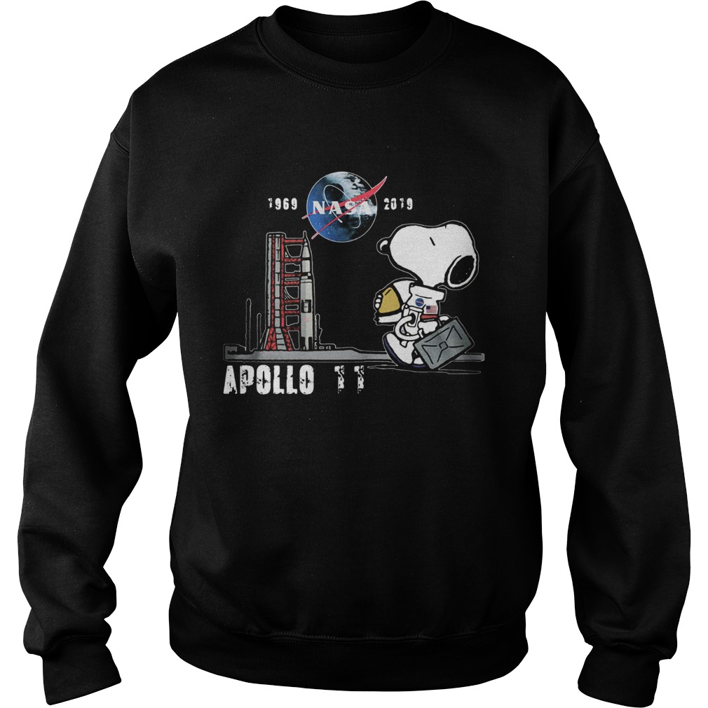 Nasa 1969 2019 Apollo 11 astronaut Snoopy Sweatshirt