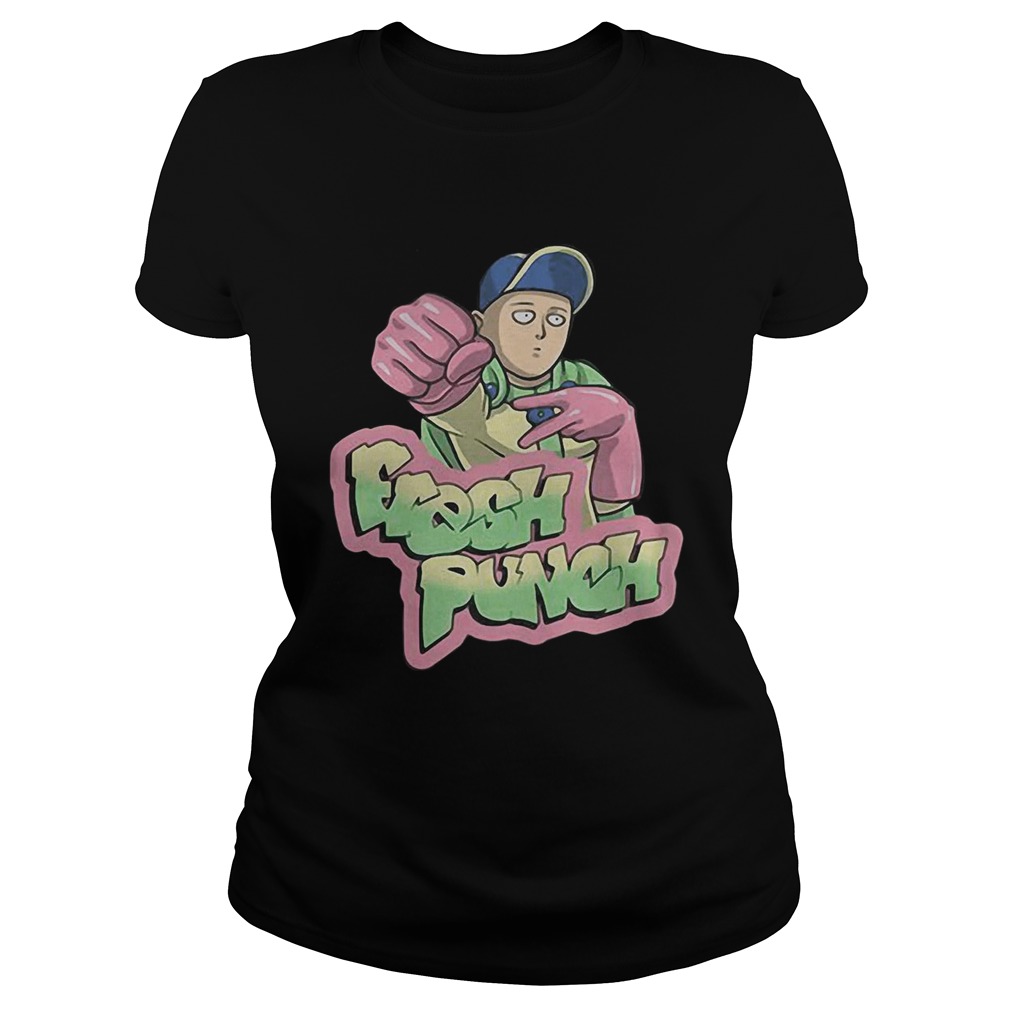 One Punch Man Saitama fresh punch Classic Ladies