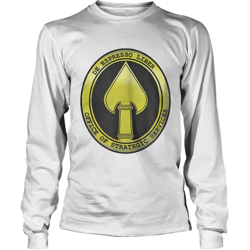 Oss Spy Office Us Military Intelligence Dept Army LongSleeve