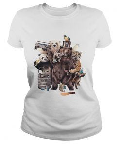 Party Animals panda bear tiger  Classic Ladies