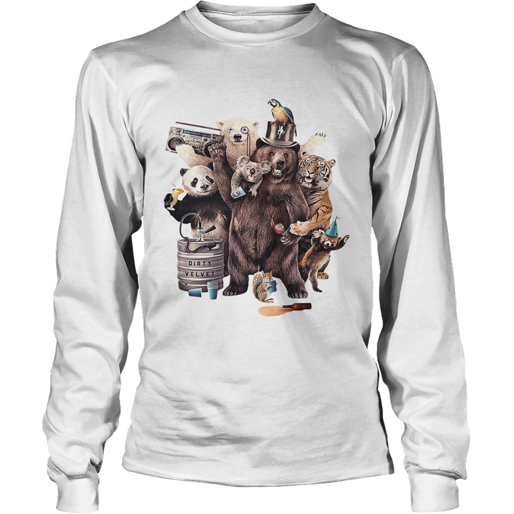 Party Animals panda bear tiger LongSleeve