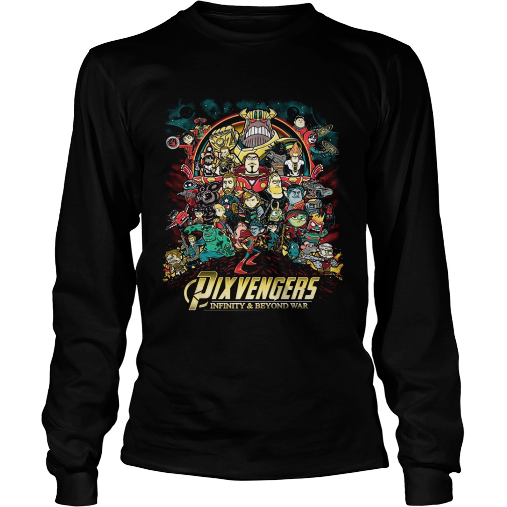 Pixvengers Infinity and Beyond War Pixar Avengers LongSleeve