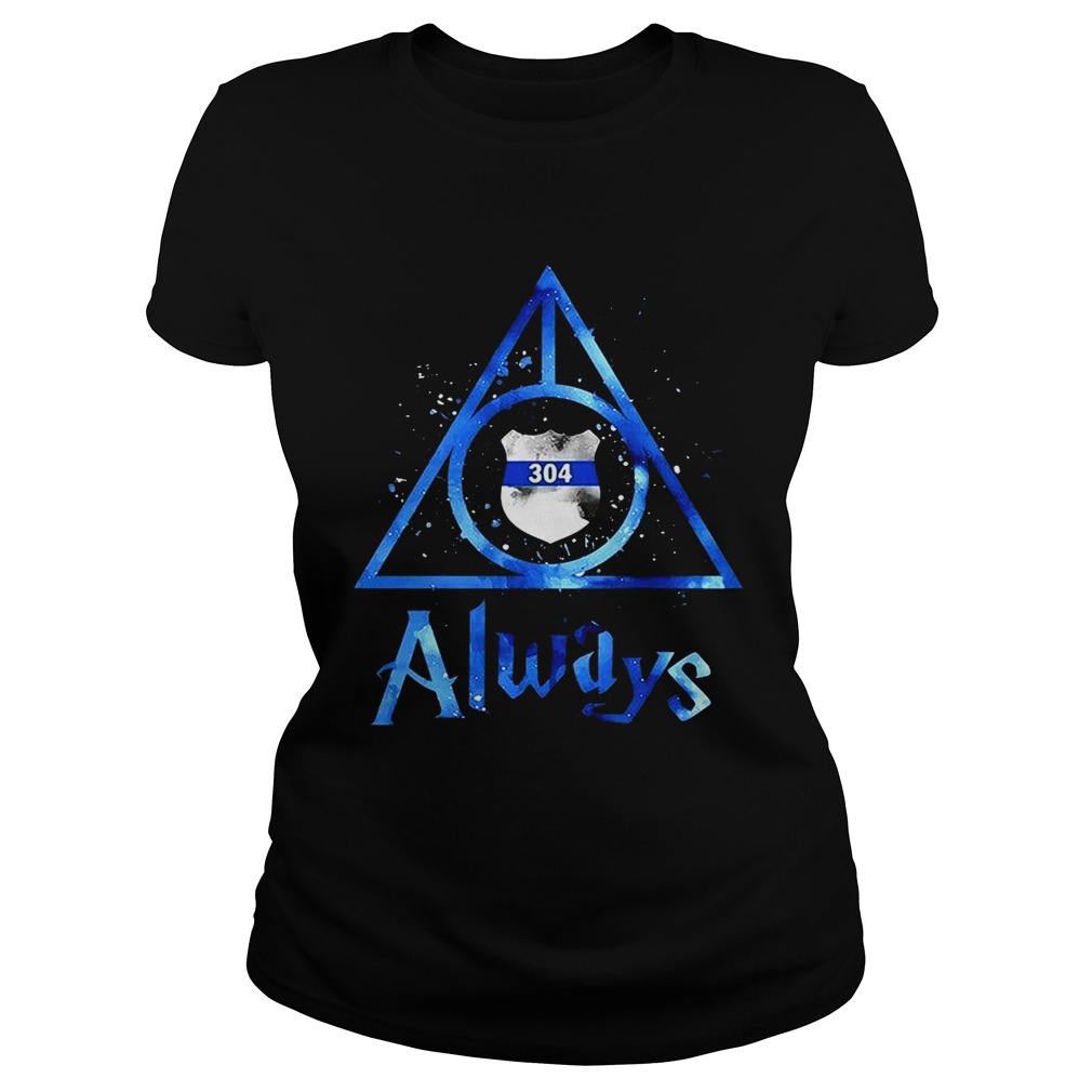 Police Badge Deathly Hallows Always Harry Potter Classic Ladies