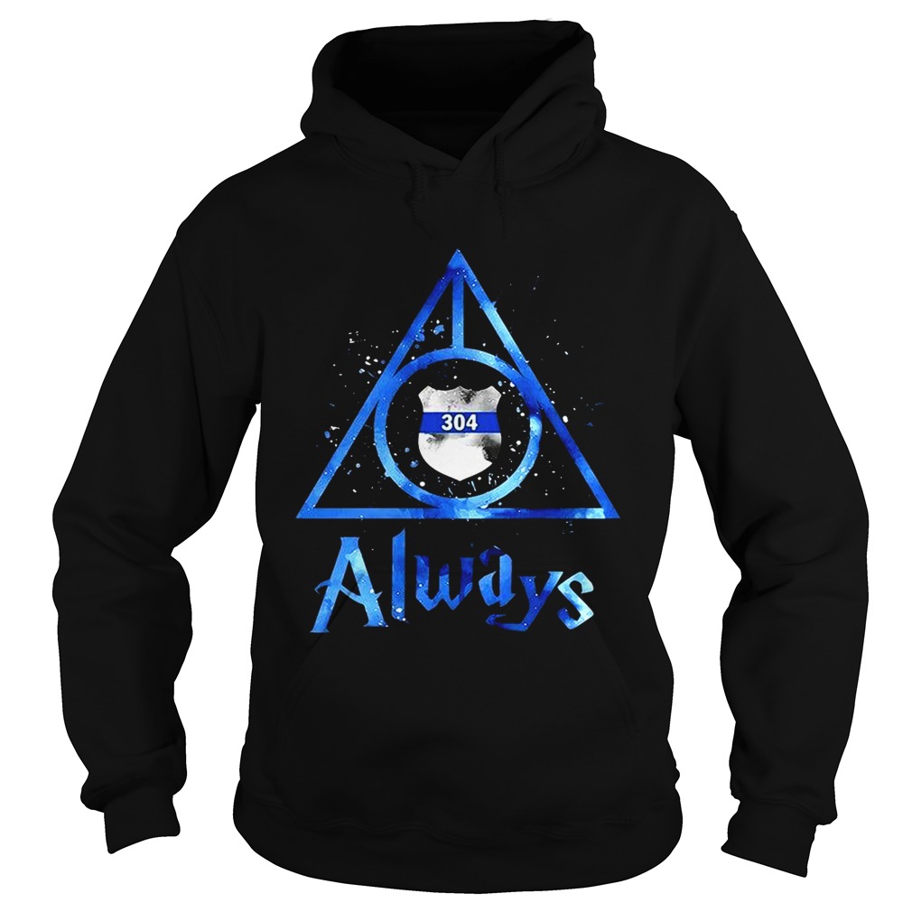 Police Badge Deathly Hallows Always Harry Potter Hoodie