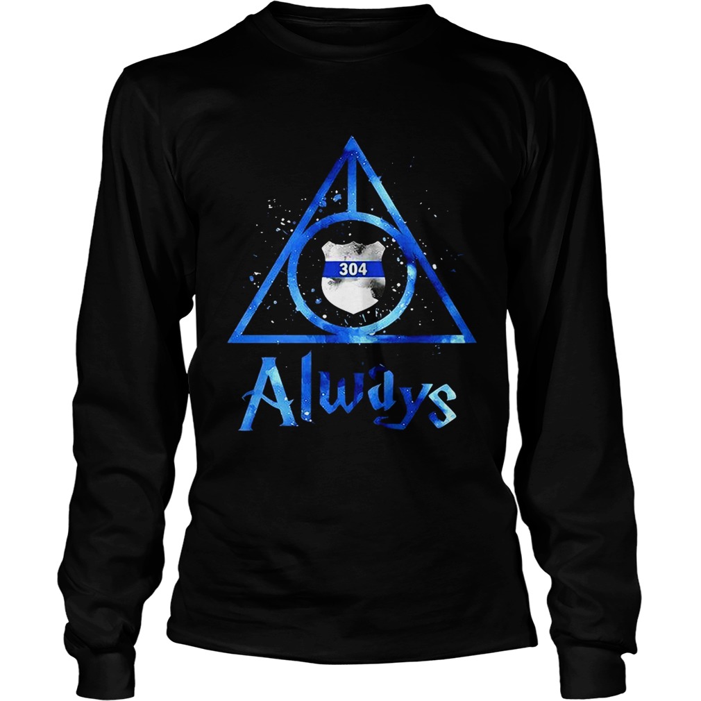 Police Badge Deathly Hallows Always Harry Potter LongSleeve