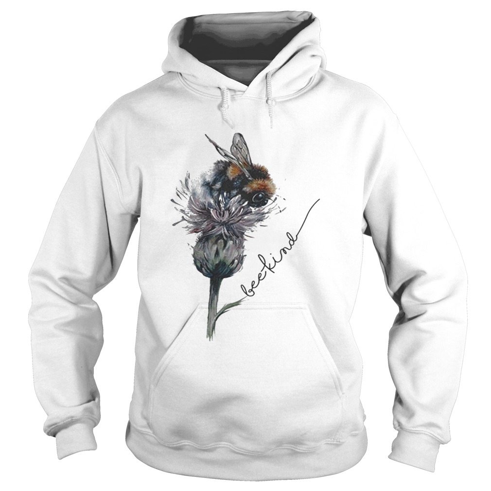 Pollinator Bee Kind with fower Hoodie