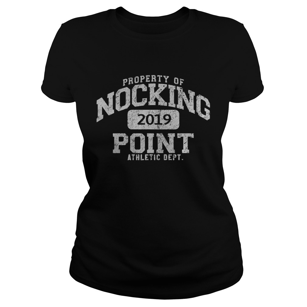 Property of nocking 2019 point athletic dept Classic Ladies