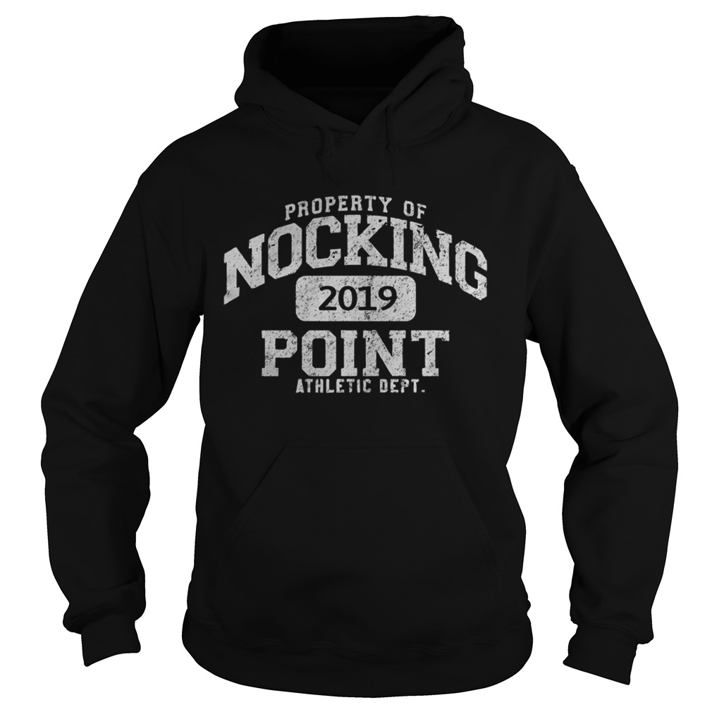 Property of nocking 2019 point athletic dept Hoodie