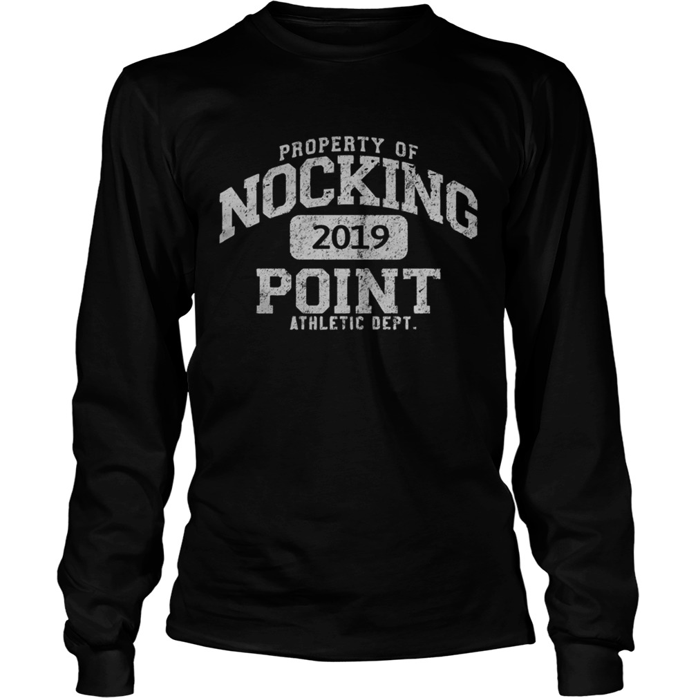 Property of nocking 2019 point athletic dept LongSleeve