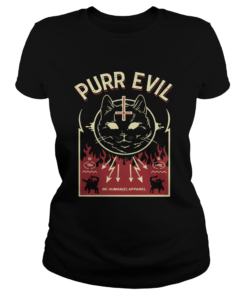 Purr Evil Satanic Cat case  Classic Ladies