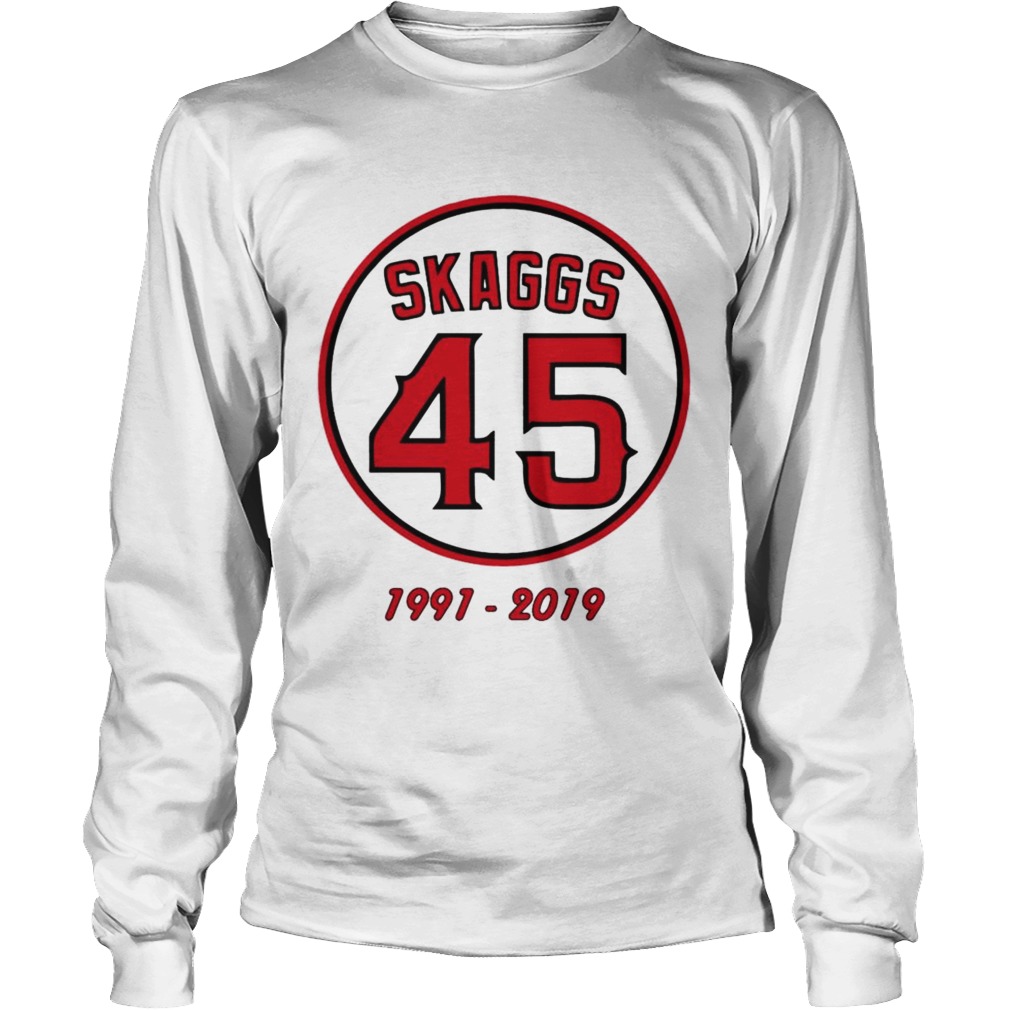 Rip Tyler Skaggs 1991 2019 LongSleeve