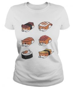 Shiba Inu Japanese Sushi 50 Shades Of Dog  Classic Ladies