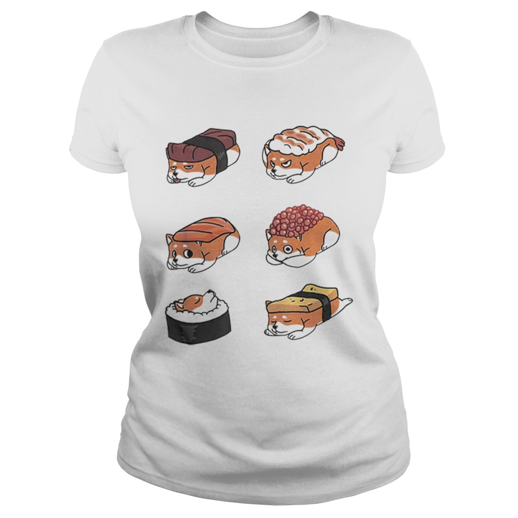 Shiba Inu Japanese Sushi 50 Shades Of Dog Classic Ladies