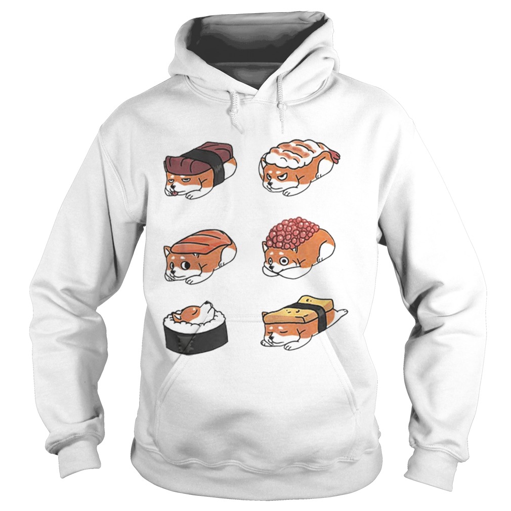 Shiba Inu Japanese Sushi 50 Shades Of Dog Hoodie