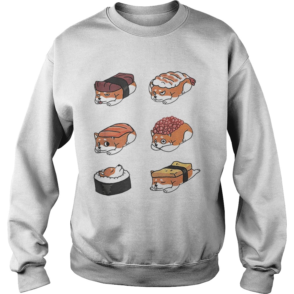 Shiba Inu Japanese Sushi 50 Shades Of Dog Sweatshirt