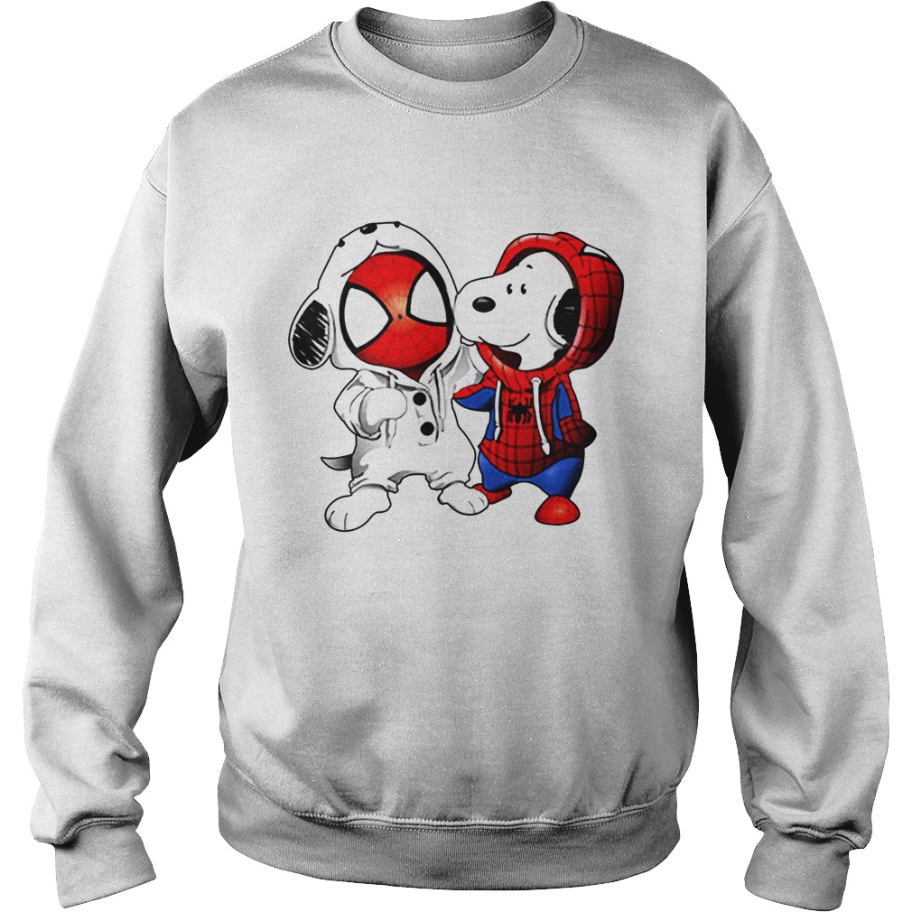 Snoopy and Spiderman Sweatshirt