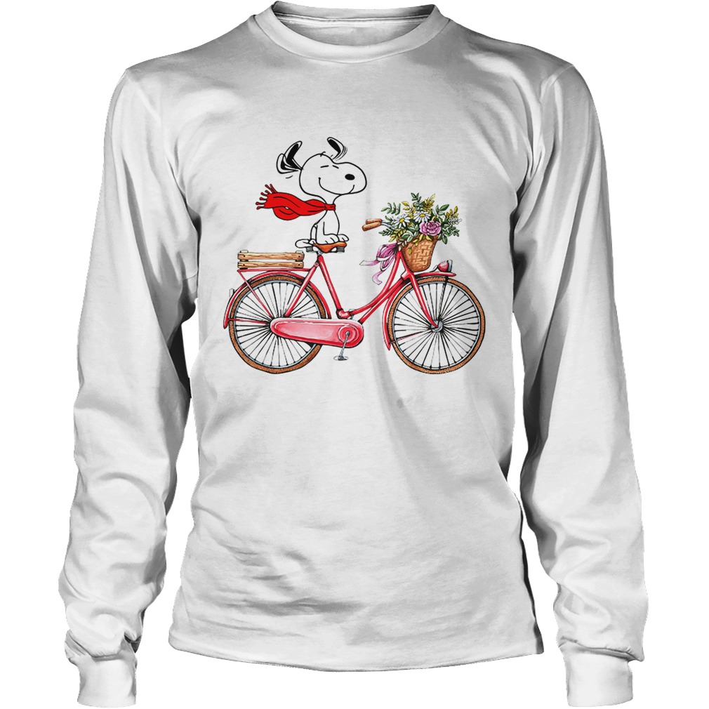 Snoopy on the bicycle LongSleeve