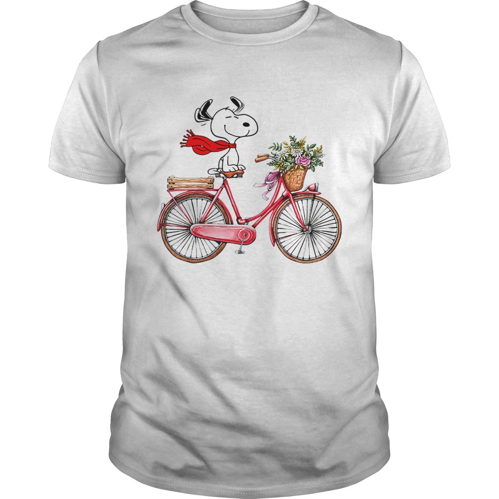 Snoopy on the bicycle Unisex
