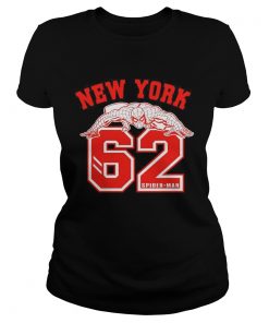 SpiderMan New York 62 Collegiate Badge  Classic Ladies