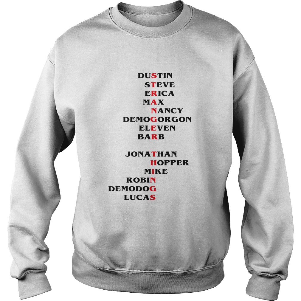 Stranger things season 3 name Sweatshirt
