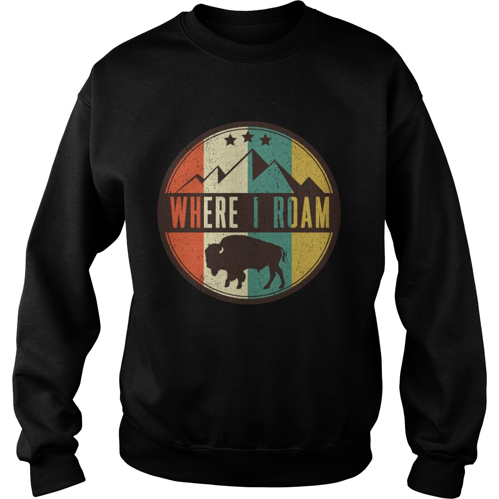 Where I roam Bull Sweatshirt