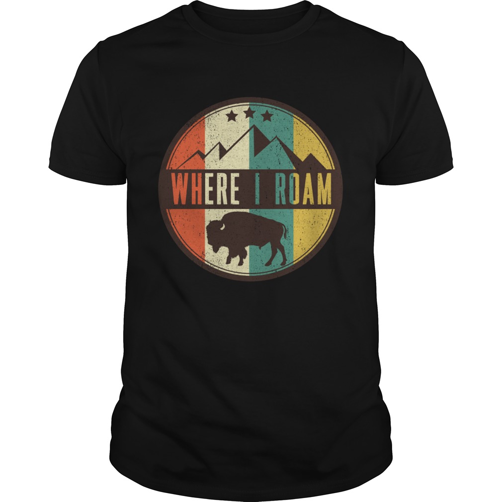 Where I roam Bull shirt