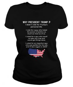 Why president Trump I didnt vote for Trumps personal life  Classic Ladies
