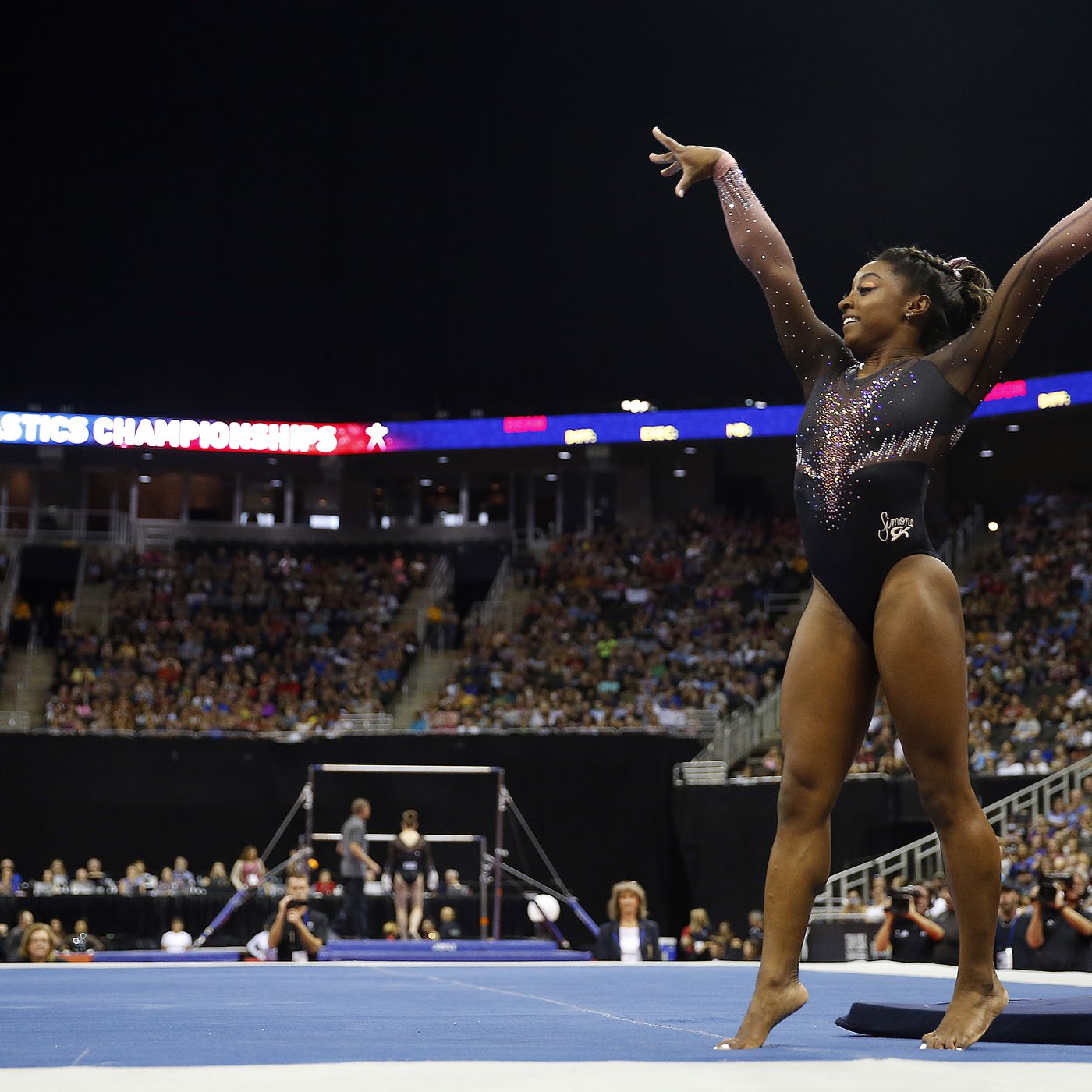 Simone Biles keeps raising the bar in a sport that failed her