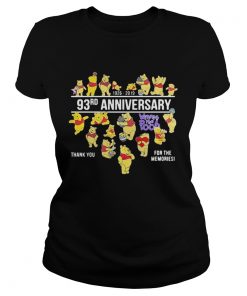 19262019 93rd anniversary Winnie the Pooh thank you for the memories  Classic Ladies