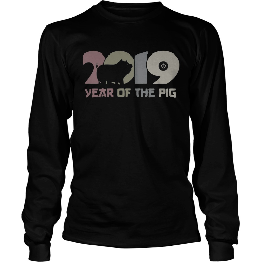 2019 year of the pig vintage LongSleeve